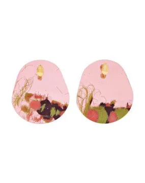 Ejing Zhang Women Earrings Coral -- --