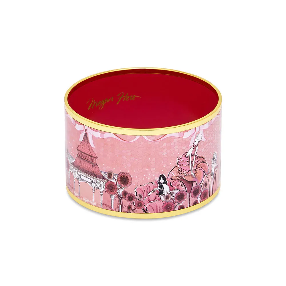 Enamel Bangle - Enchanted Garden