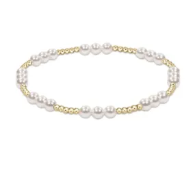 Enewton Classic Joy Pattern 4mm Bead Bracelet - Pearl