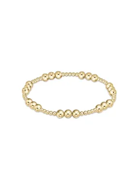 enewton Classic Joy Pattern Gold Bead Bracelet: 5mm