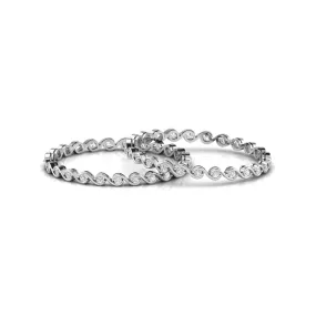 Enticing 925 Sterling Silver Bangle