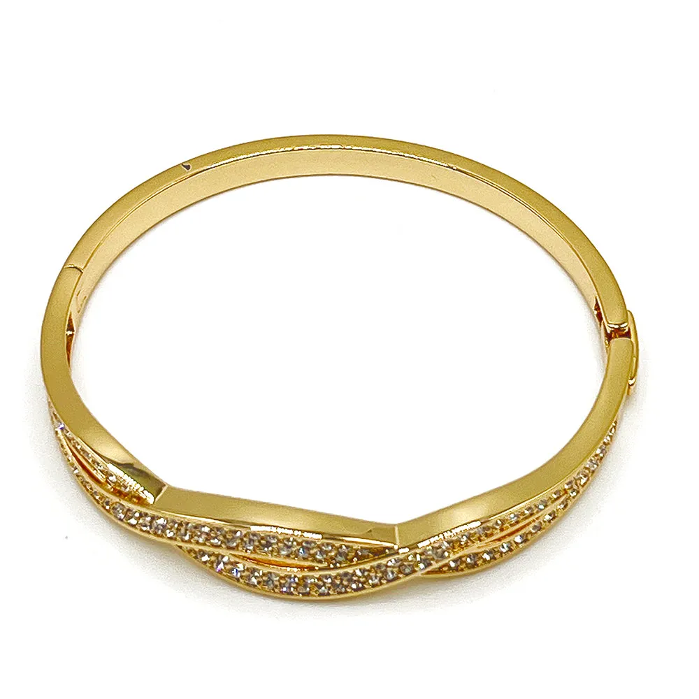 Entwined  Bangle Bracelet