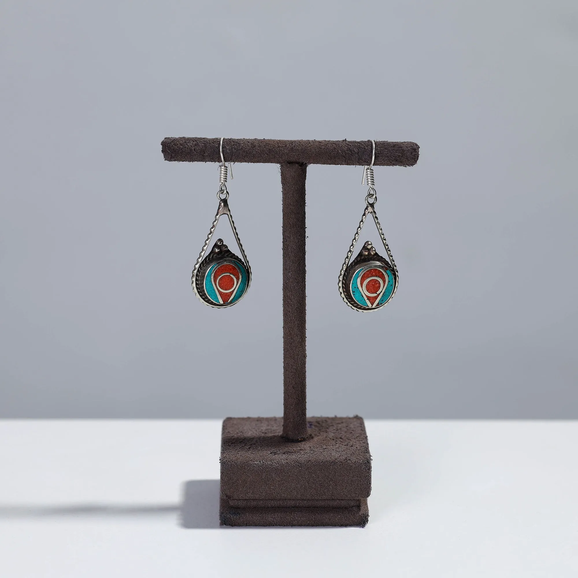 Ethnic Tribal Tibetan Earrings from Himalaya 36