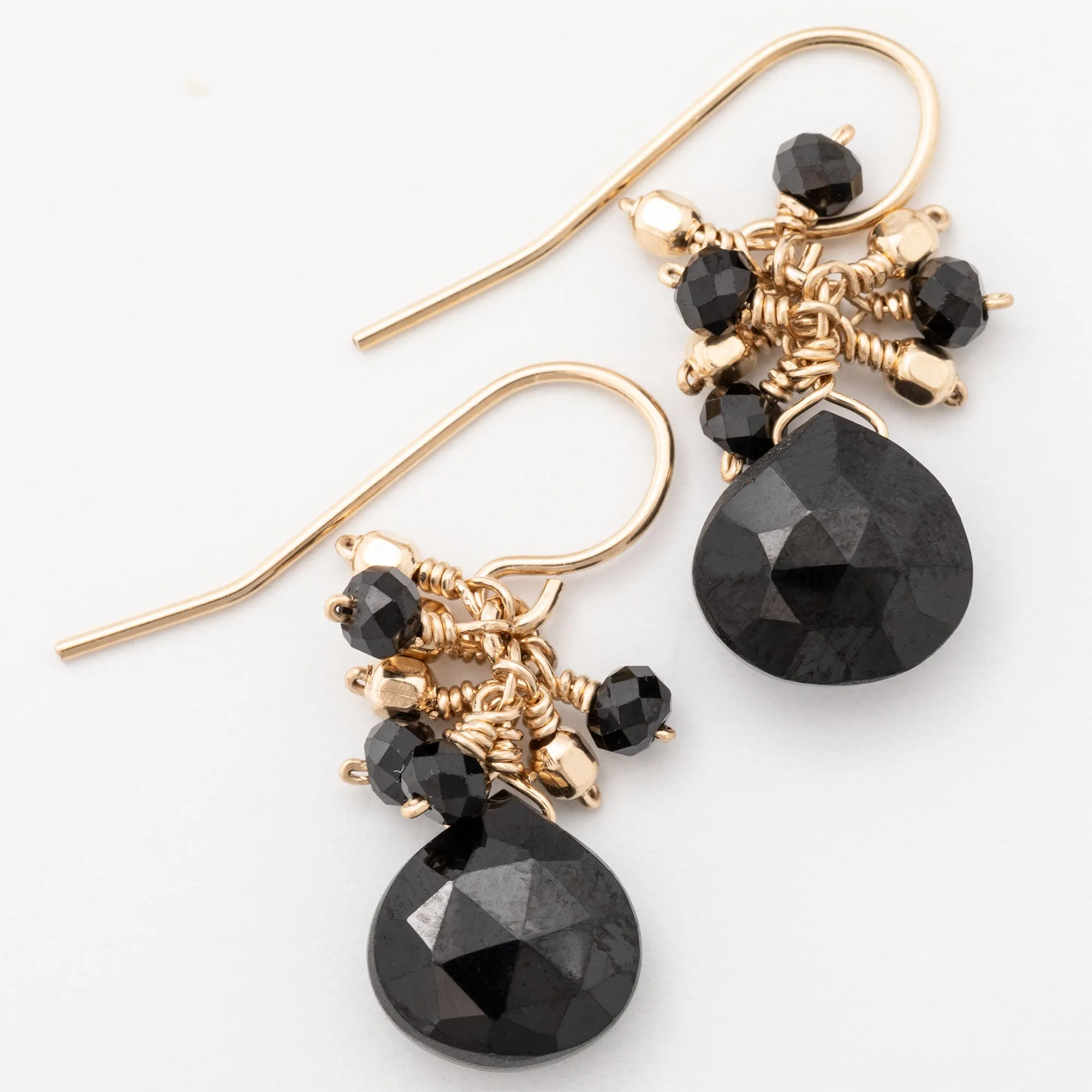 Faceted Gemstone Gold Filled Earrings