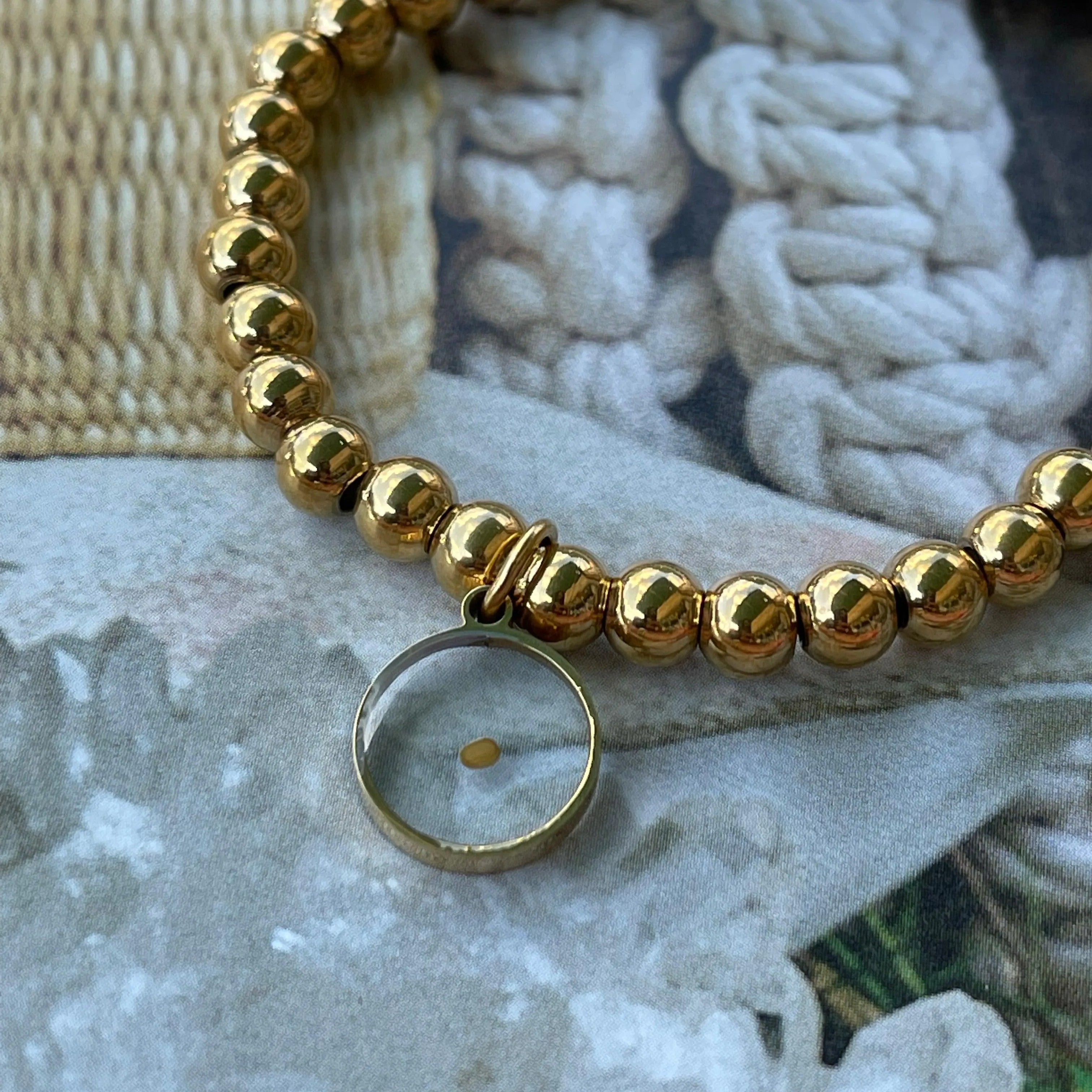 Faith Mustard Seed Stretch Bracelet