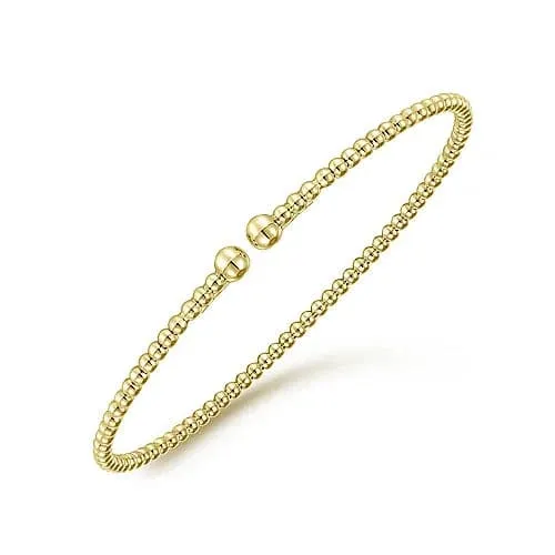 Gabriel & Co. Yellow Gold Bujukan Split Bangle