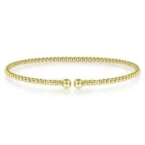 Gabriel & Co. Yellow Gold Bujukan Split Bangle