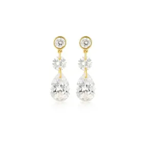 Georgini Mirage Augusta Earrings - Gold