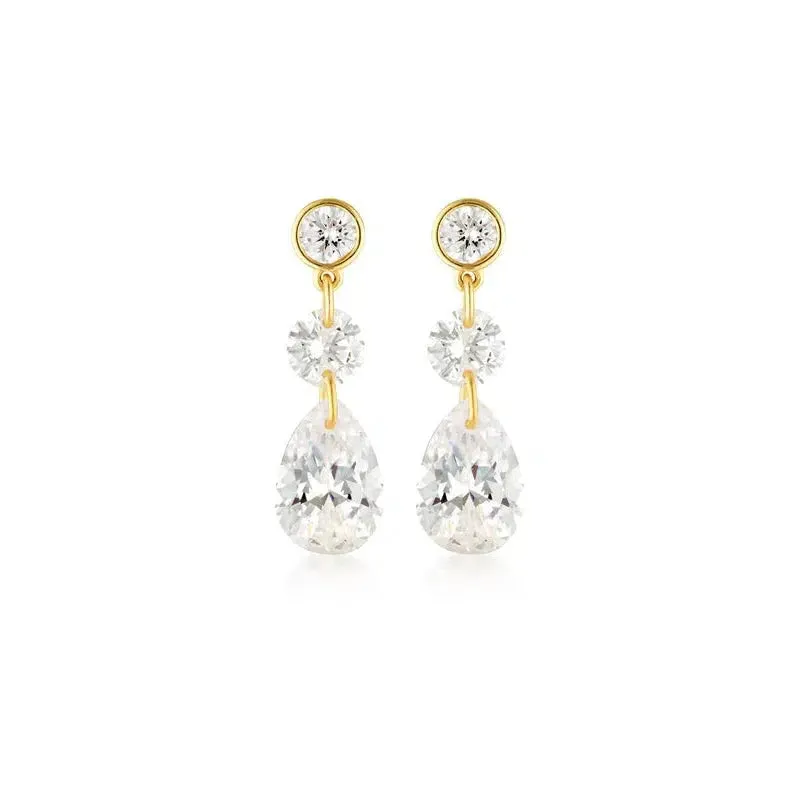 Georgini Mirage Augusta Earrings - Gold