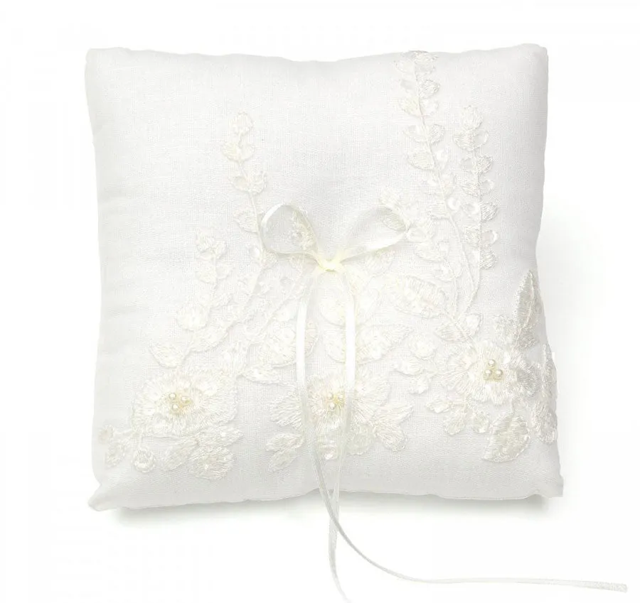 Glam Ring Bearer Pillow