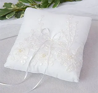 Glam Ring Bearer Pillow