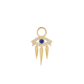 Gold Evil Eye Earring Charm