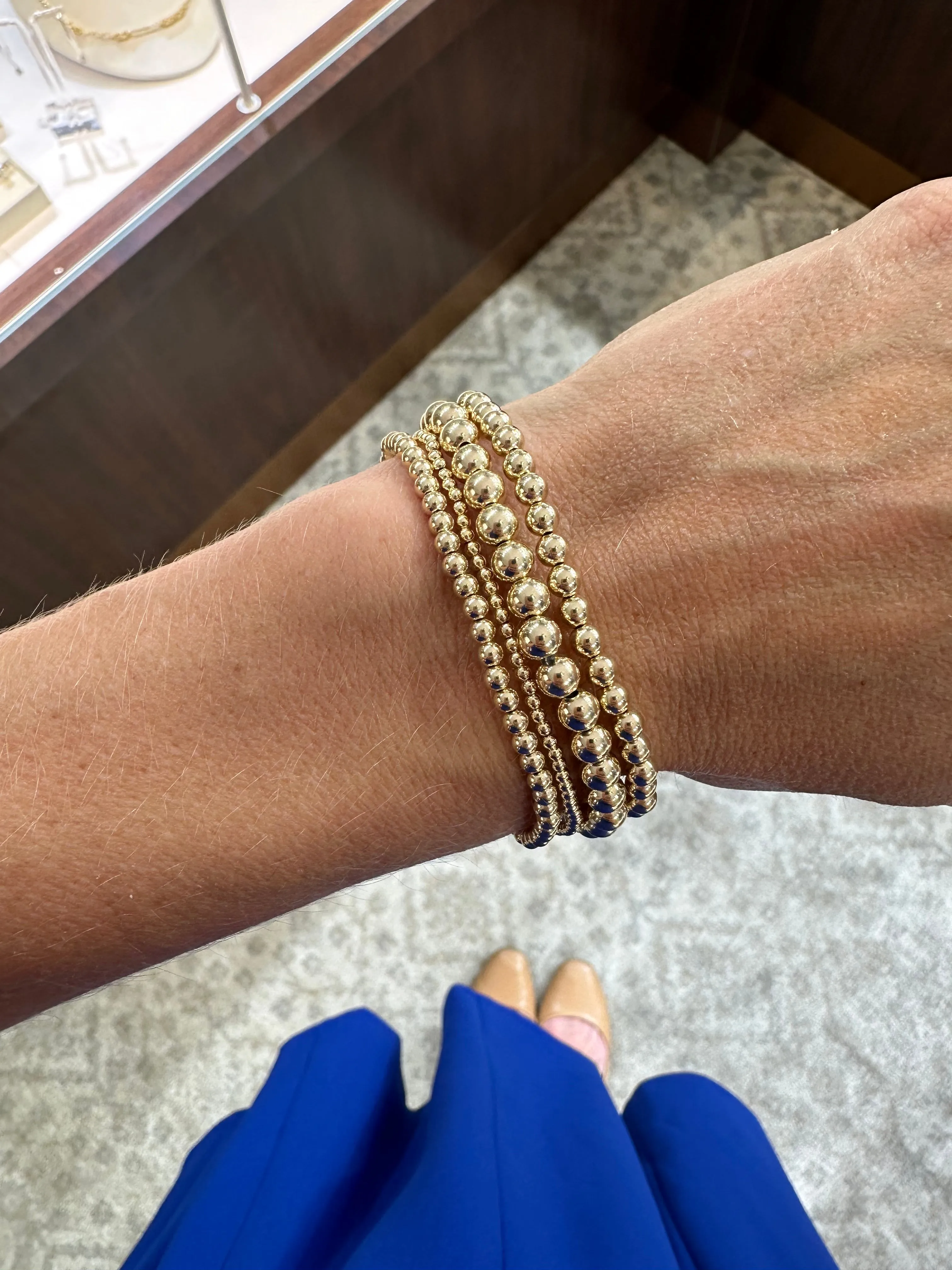 Gold Filled Beaded Bracelets