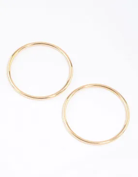 Gold Plain Bangle & Polishing Set