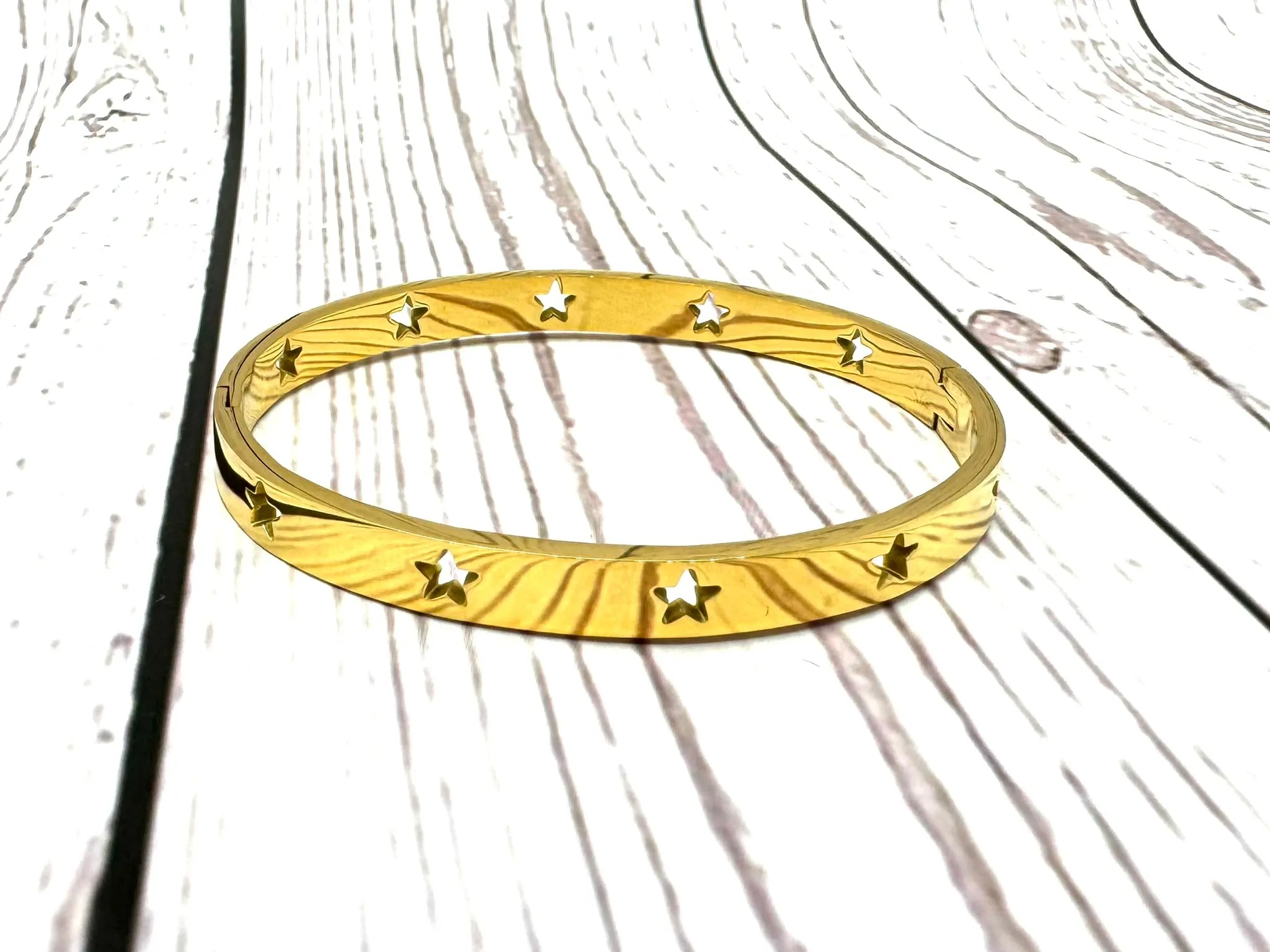 Gold Star Bangle