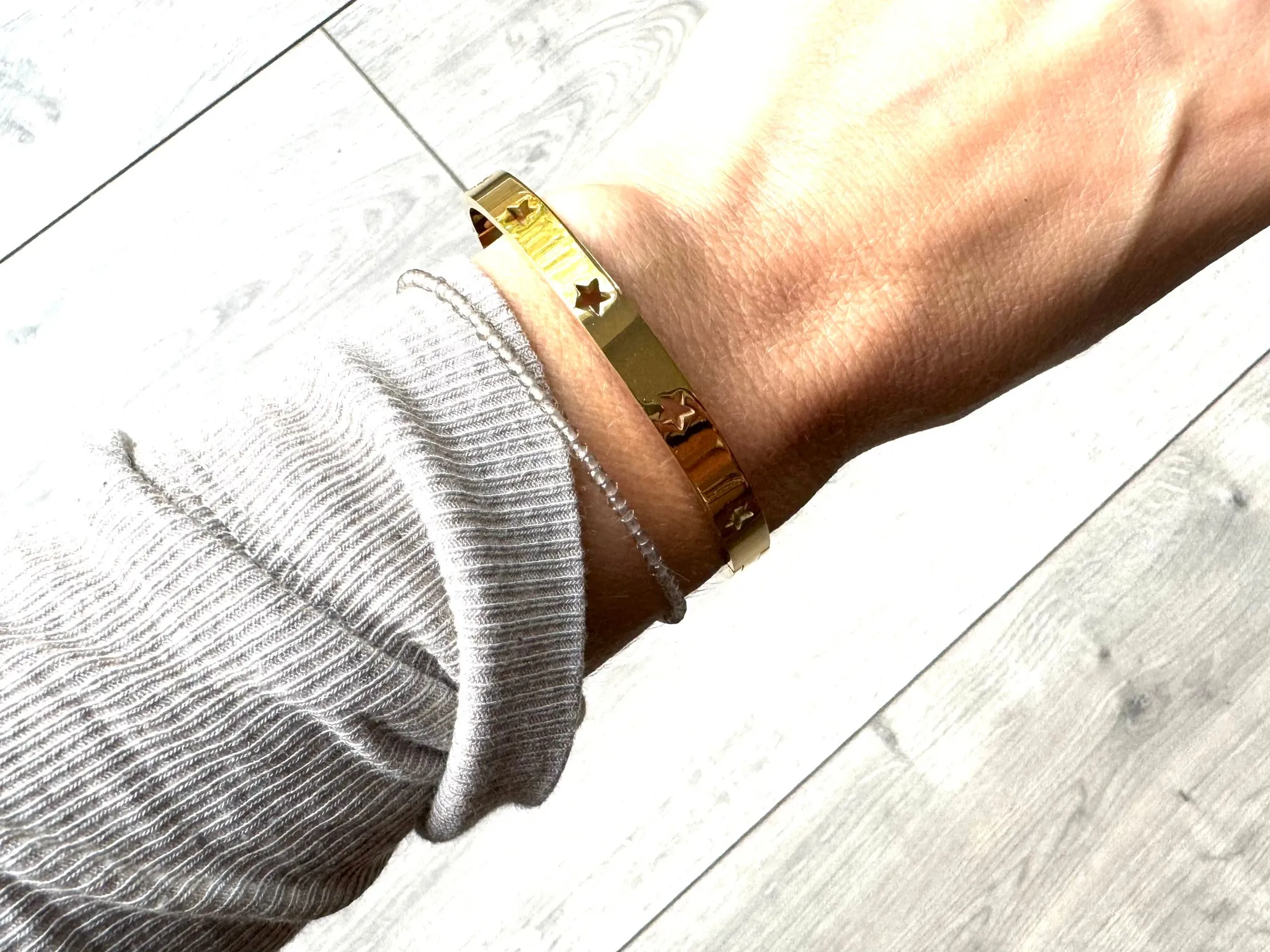 Gold Star Bangle