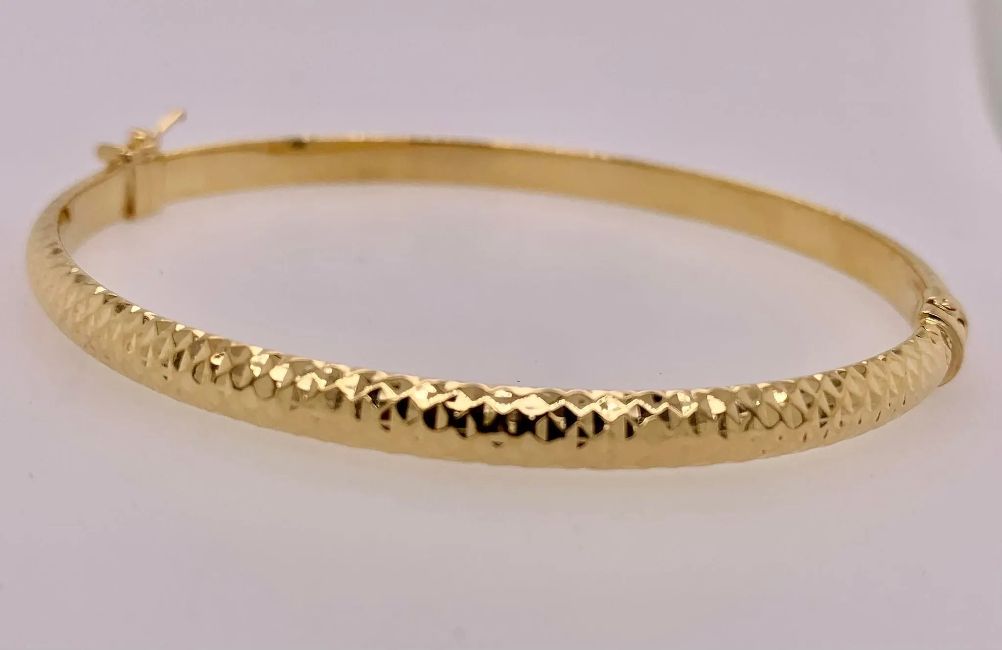 Gold Vermeil Sparkle Bangle