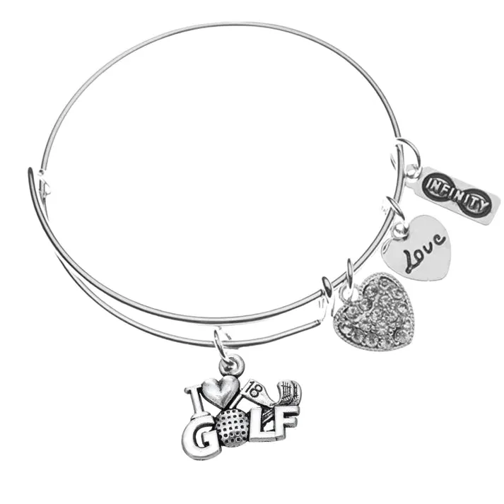 Golf Bangle Bracelet