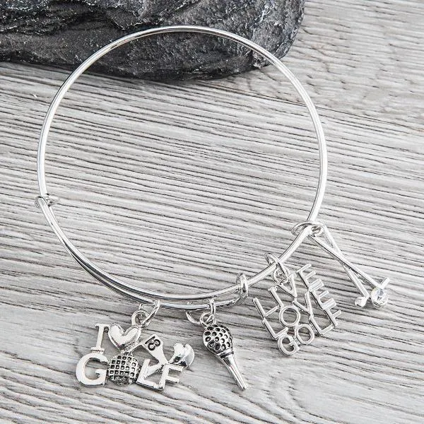 Golf Bangle Bracelet