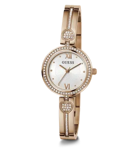 GUESS Ladies Rose Gold Tone Analog Watch