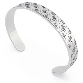 GUESS Stainless Steel 8mm 4G Pattern Bangle