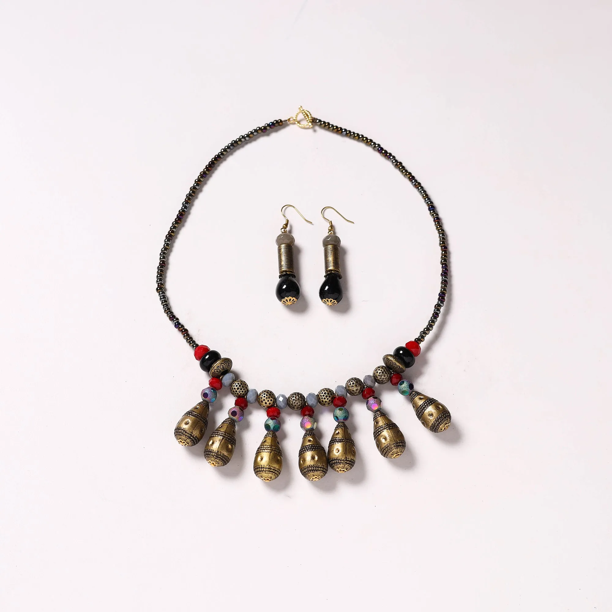 Handmade Beaded Necklace Set 259