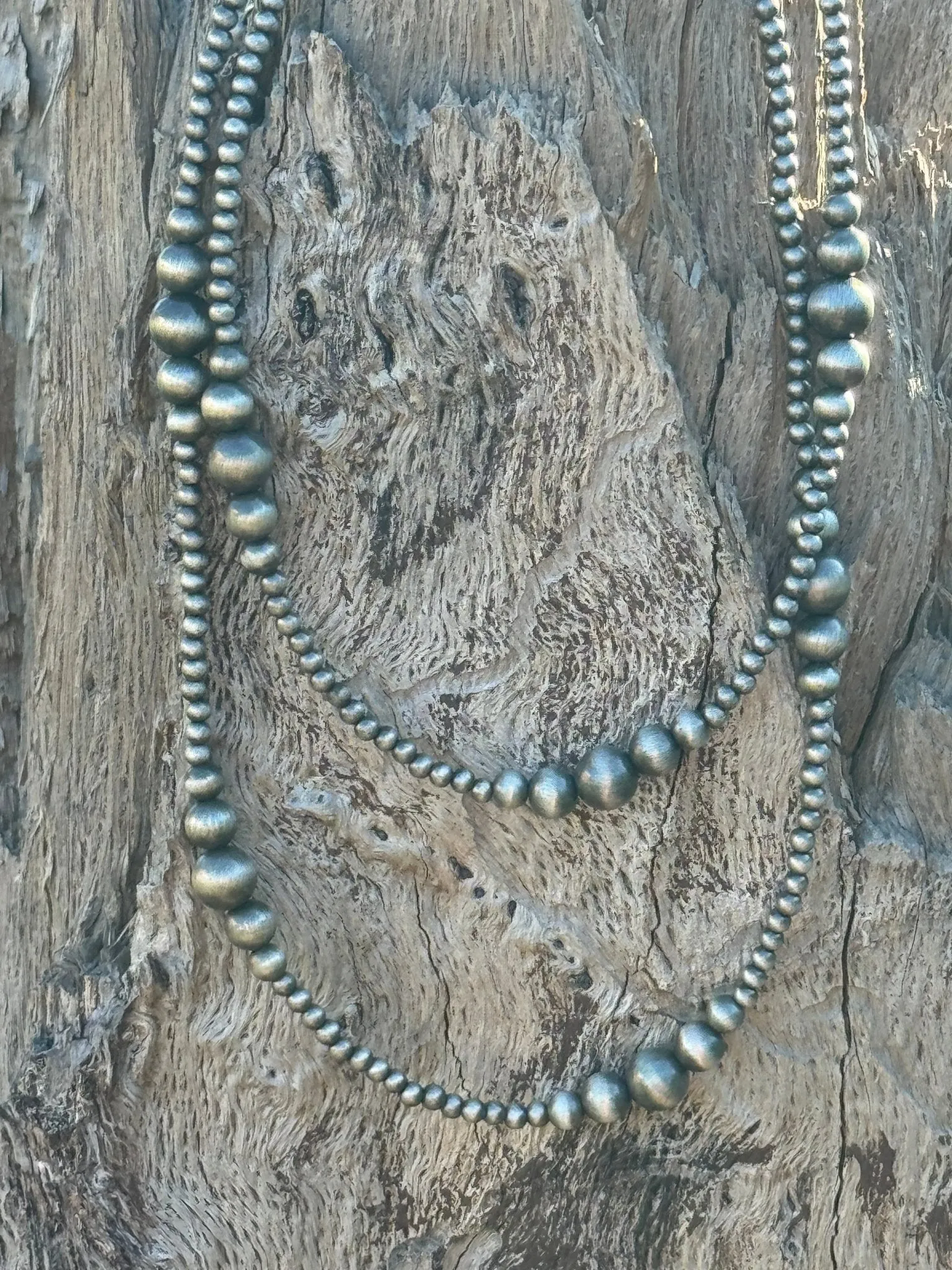 Handmade Silver Pearl Necklace