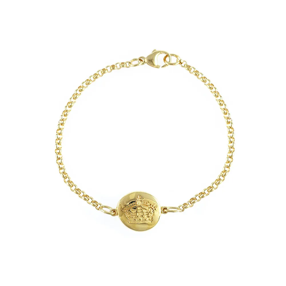 Highgrove Crown Gold-Plated Bracelet