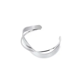 Intertwine Bangle Bracelet  - Silver