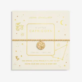 Joma Jewellery Gold Star Sign A Little 'Capricorn' Bracelet