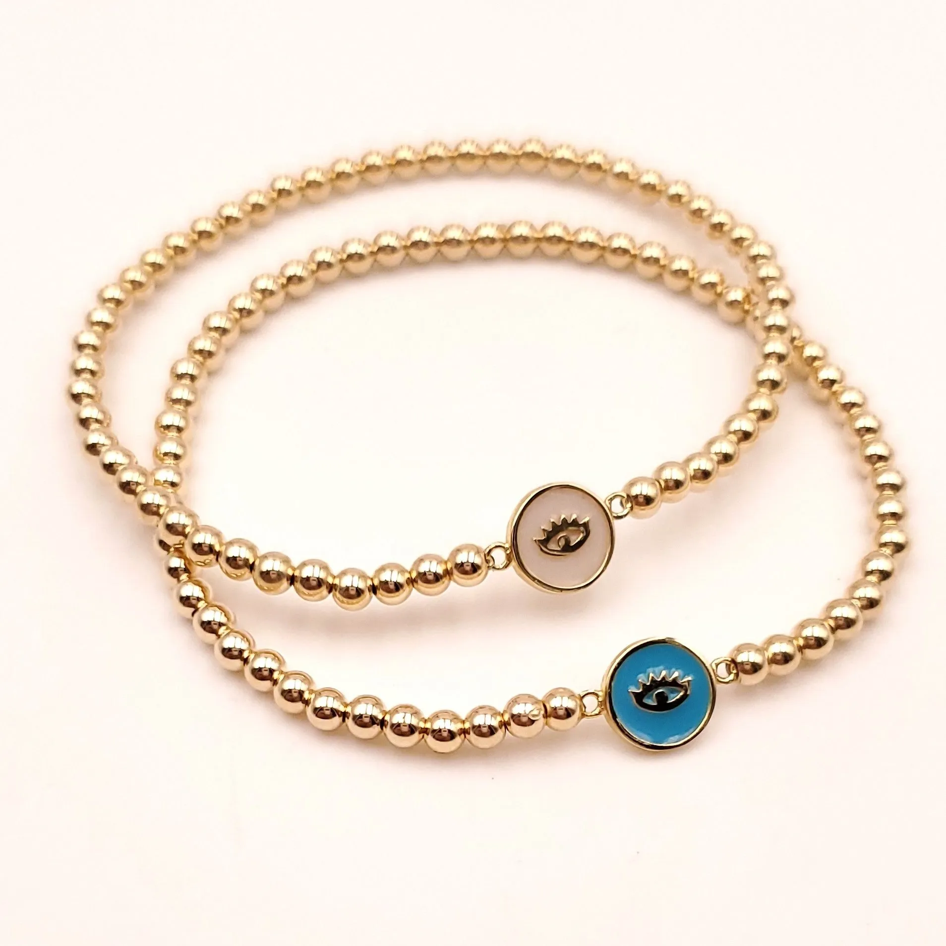 Jordyn Evil Eye Bead Bracelet