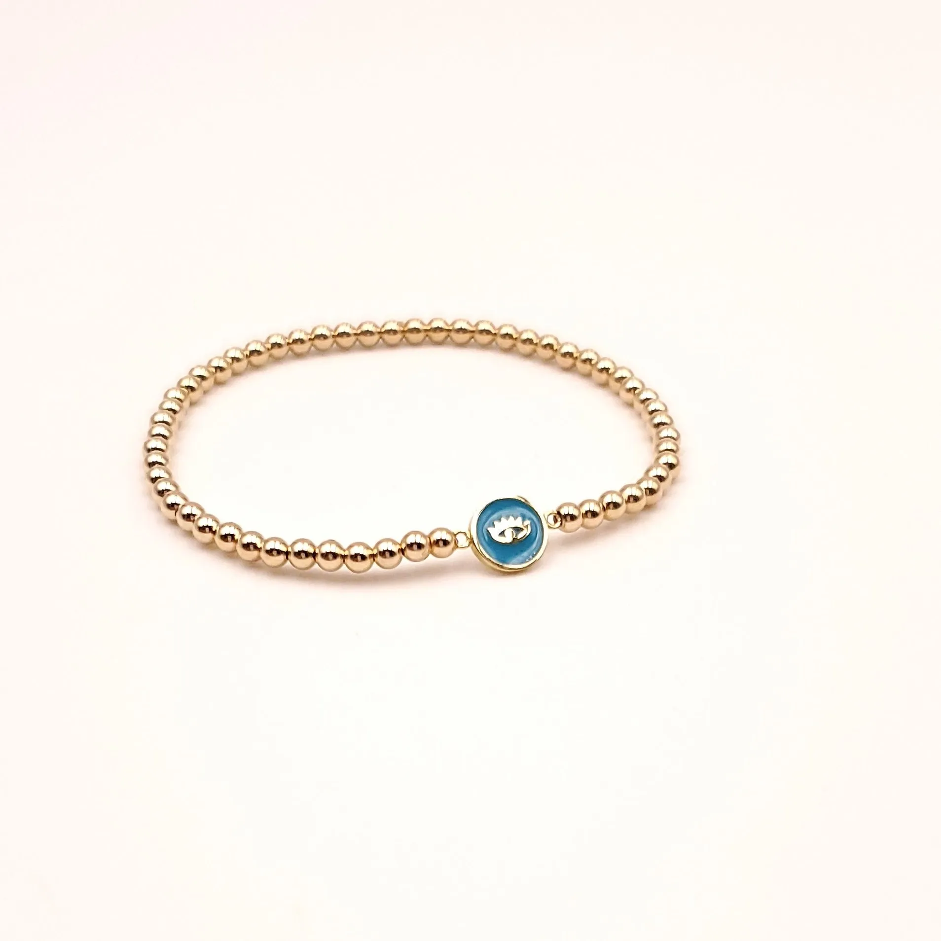 Jordyn Evil Eye Bead Bracelet