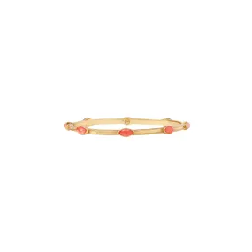 [Julie Vos] Monaco Bangle Iridescent Coral-Medium