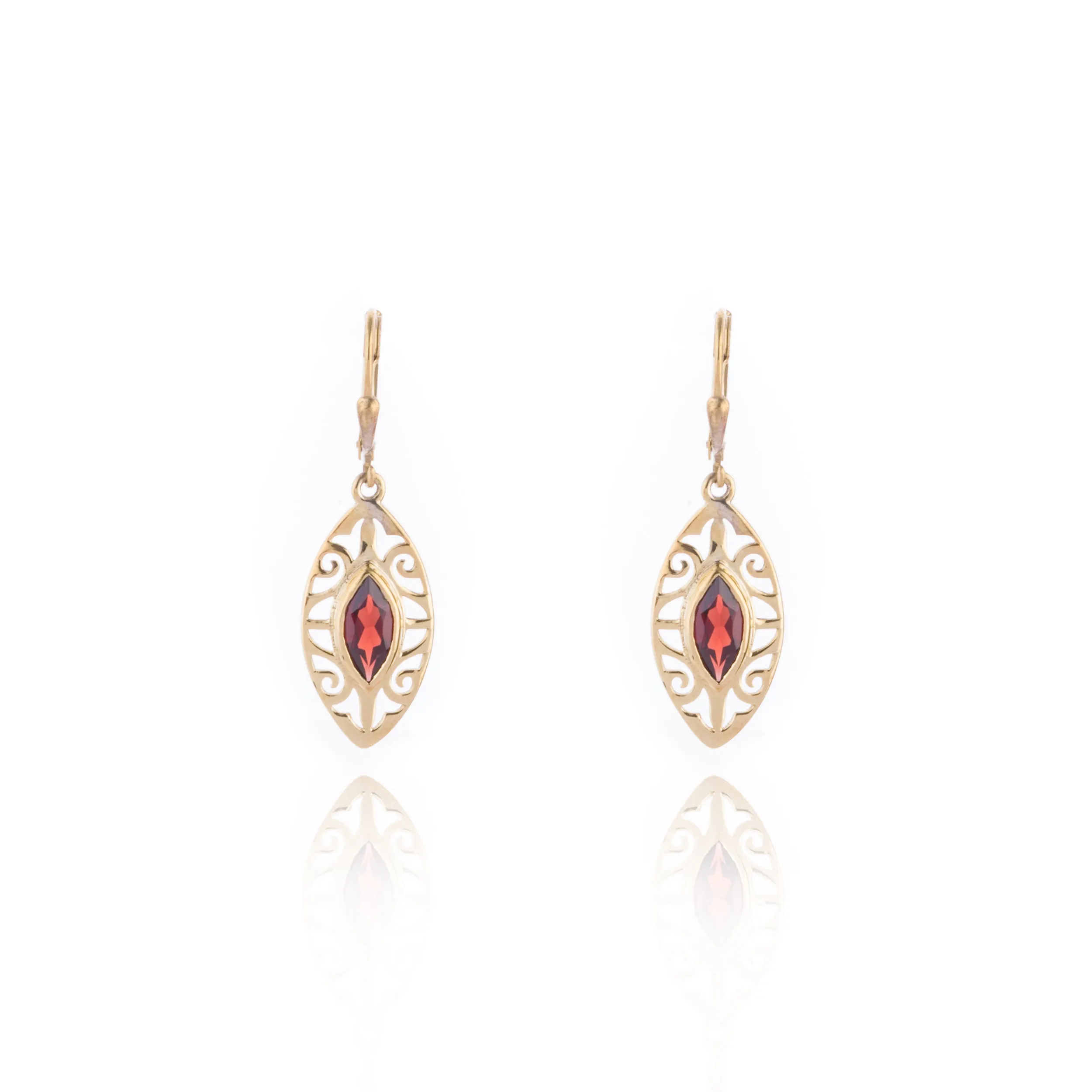 Kashvi, Gemstone Earrings in Gold Vermeil / Sterling Silver