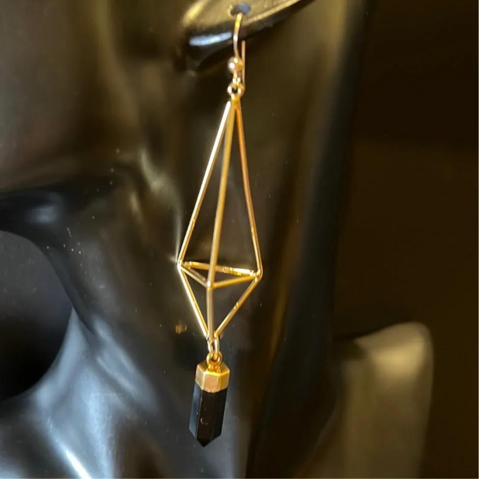 Lakshmi Icosahedron Earrings