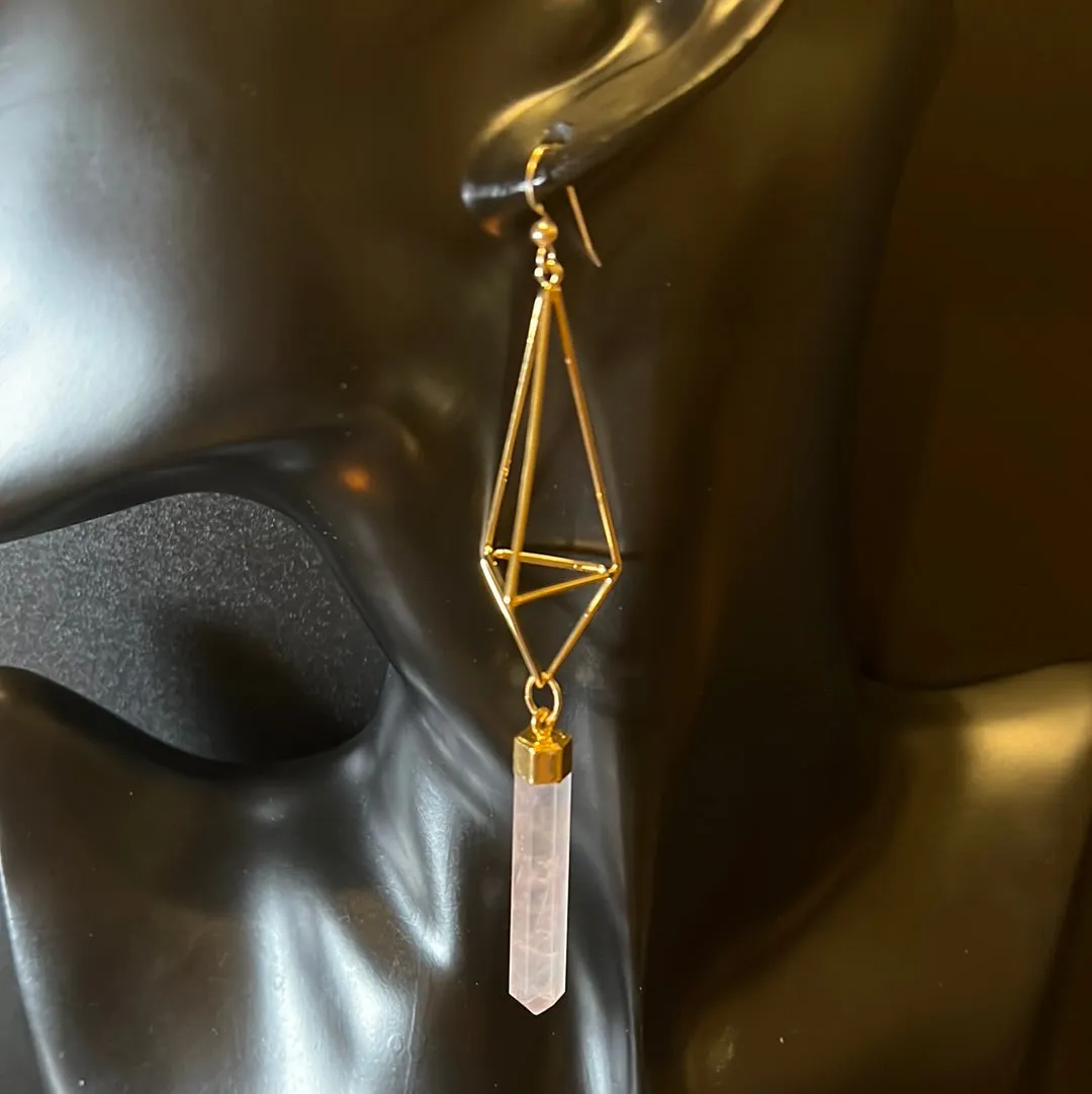 Lakshmi Icosahedron Earrings