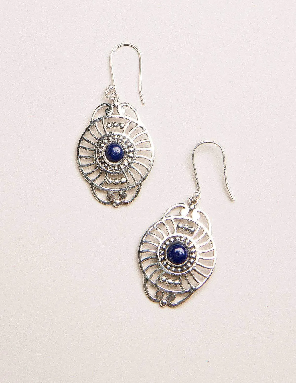 Lapis Chakra Gemstone Earrings