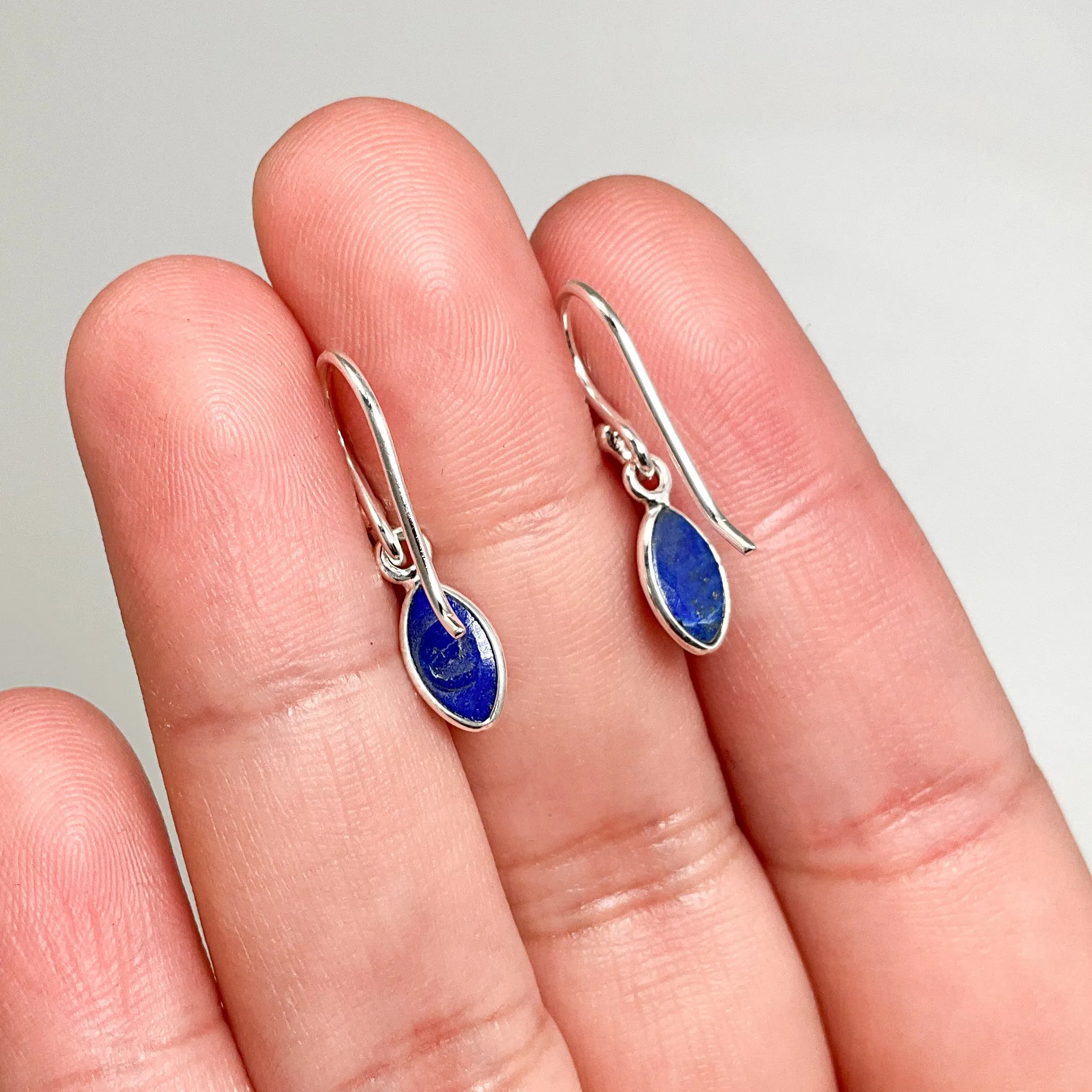 Lapis Lazuli Dangle Earrings