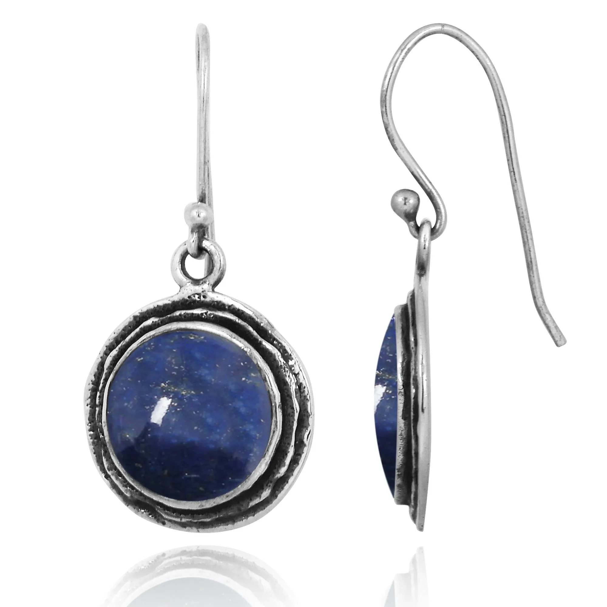 Lapis Sterling Silver Drop Earrings