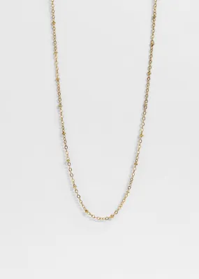 Lauren Gold Stainless Steel PVD Satellite Chain Necklace