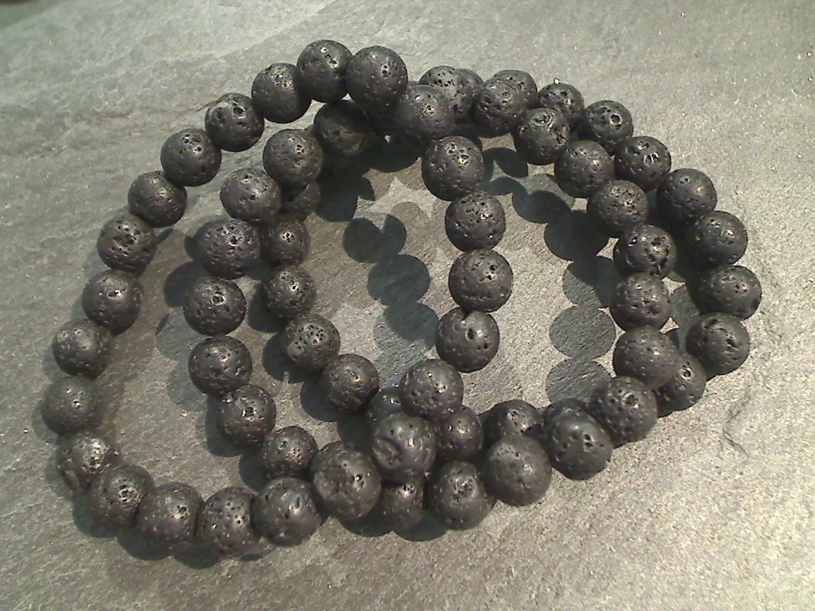 Lava Rock 8MM Stretch Bracelet