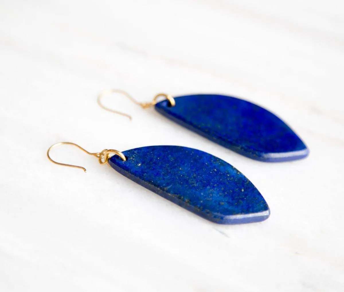 Leyaqat Earrings, Lapis