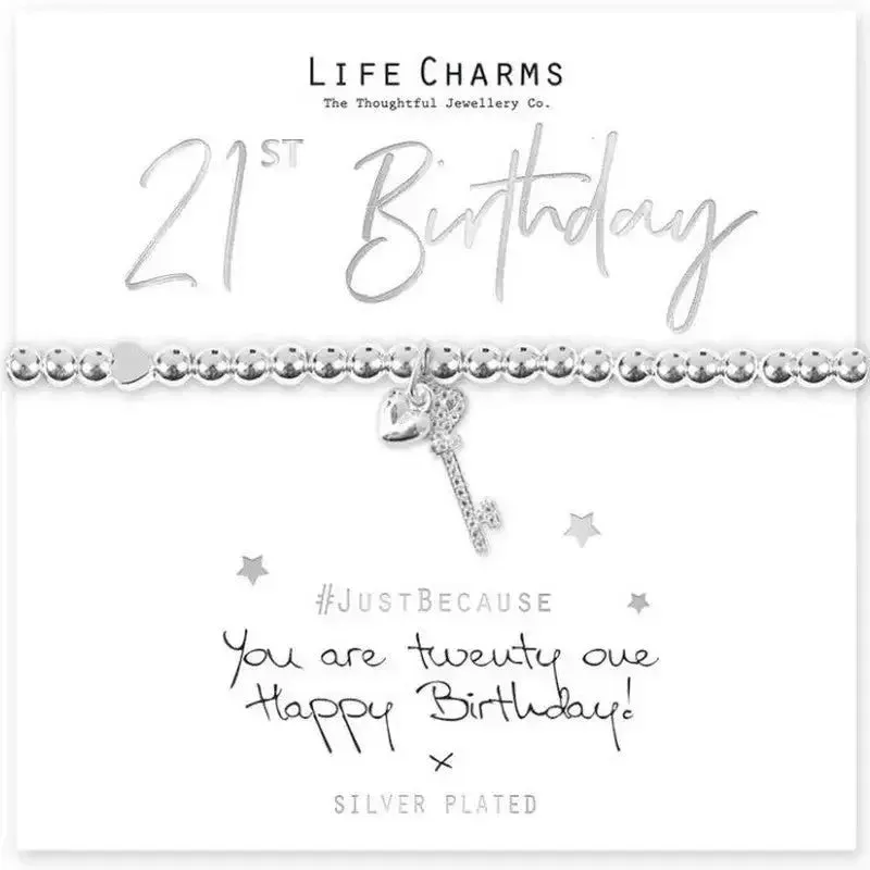 Life Charms Bracelets For Birthdays - Assorted Designs