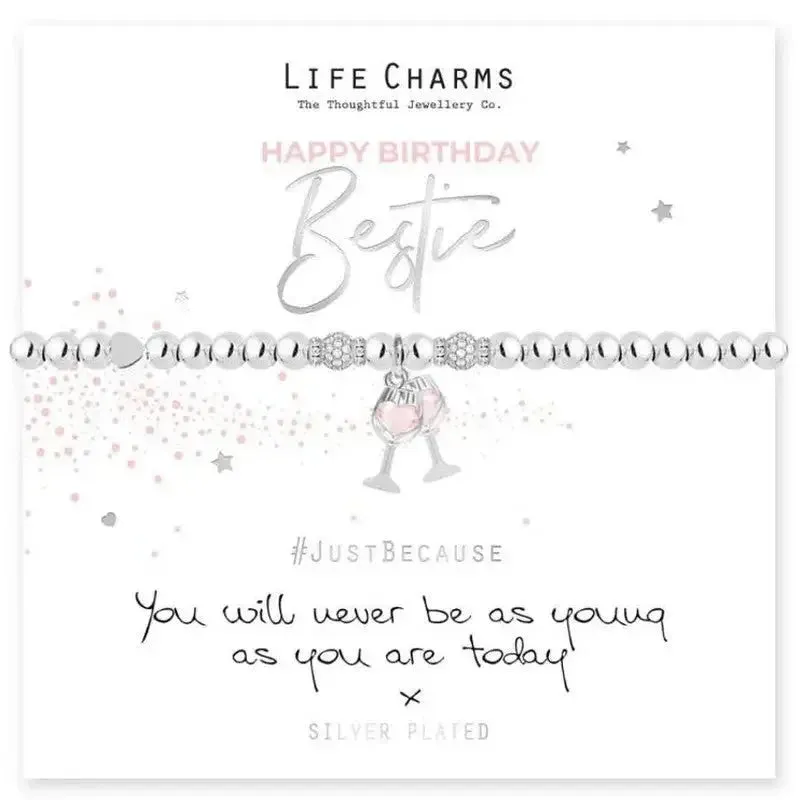 Life Charms Bracelets For Birthdays - Assorted Designs