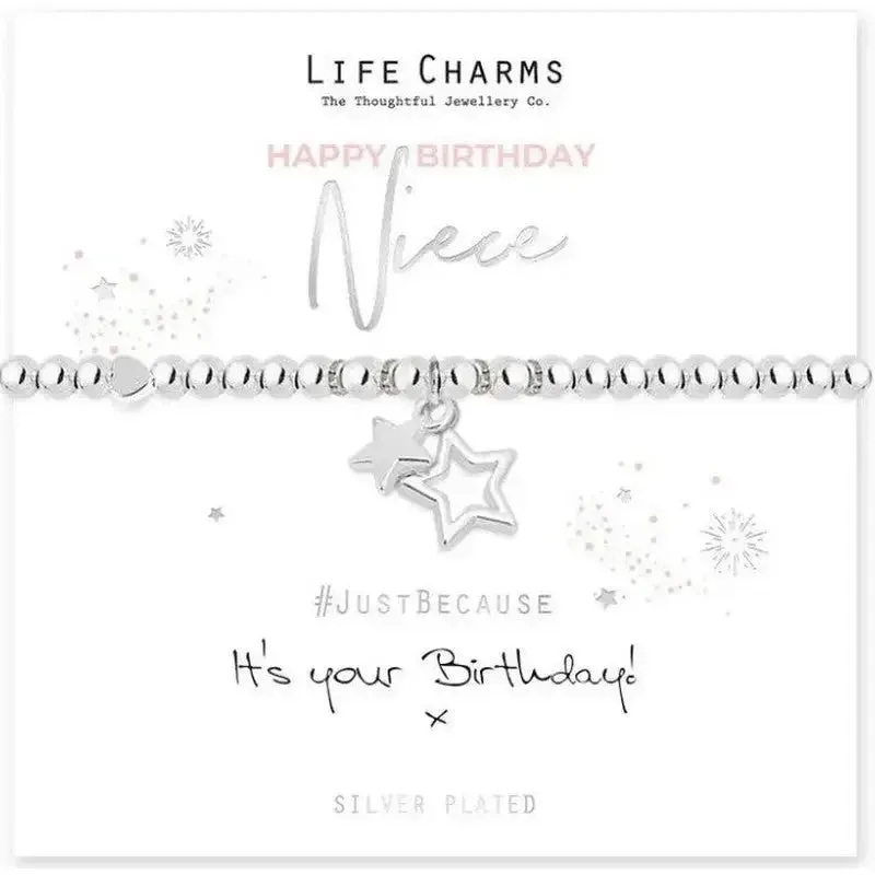 Life Charms Bracelets For Birthdays - Assorted Designs