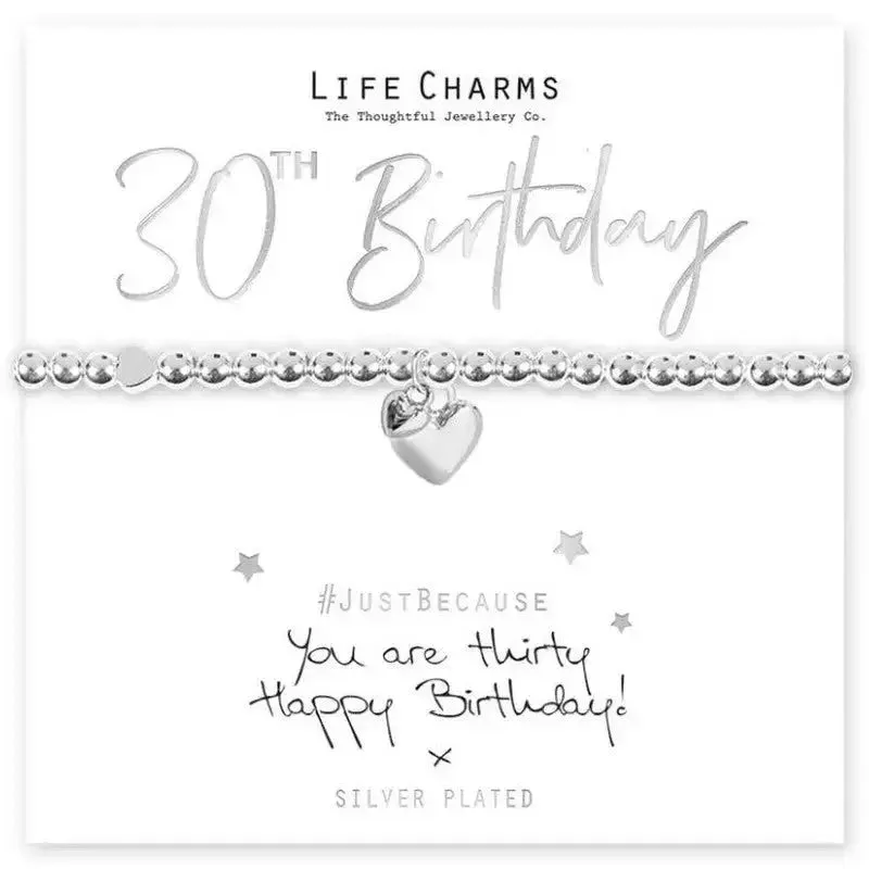 Life Charms Bracelets For Birthdays - Assorted Designs