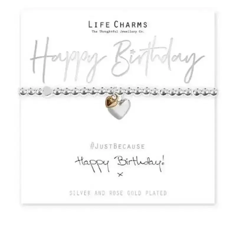 Life Charms Bracelets For Birthdays - Assorted Designs