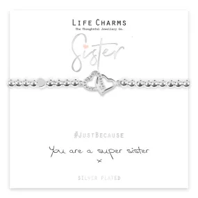 Life Charms - Super Sister Bracelet