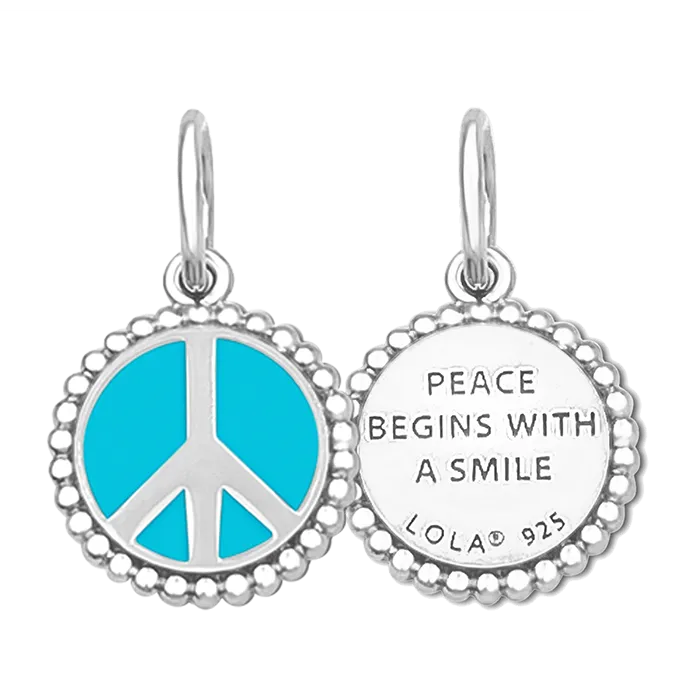 LOLA® Peace Sign Silver Pendant