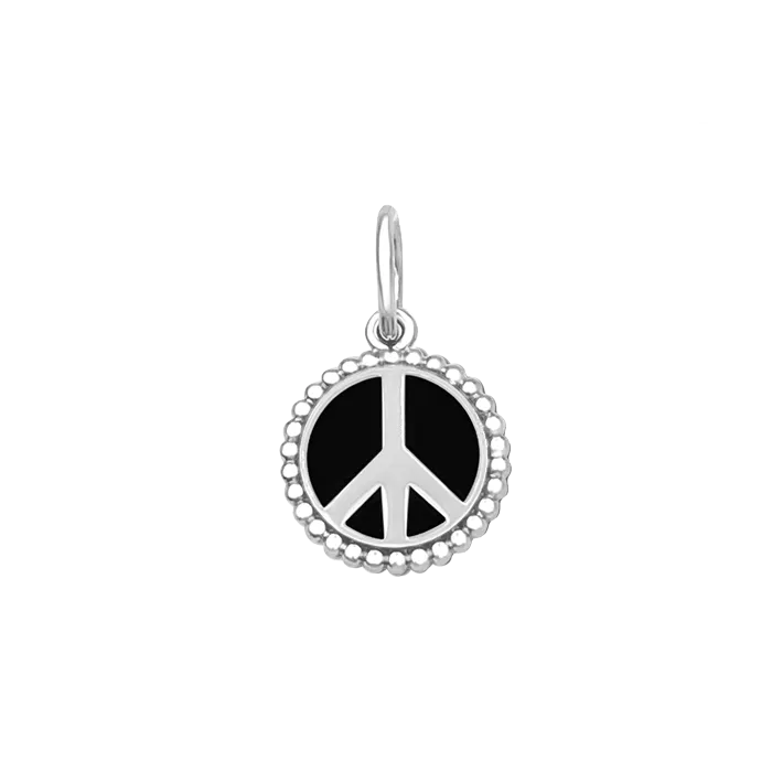 LOLA® Peace Sign Silver Pendant